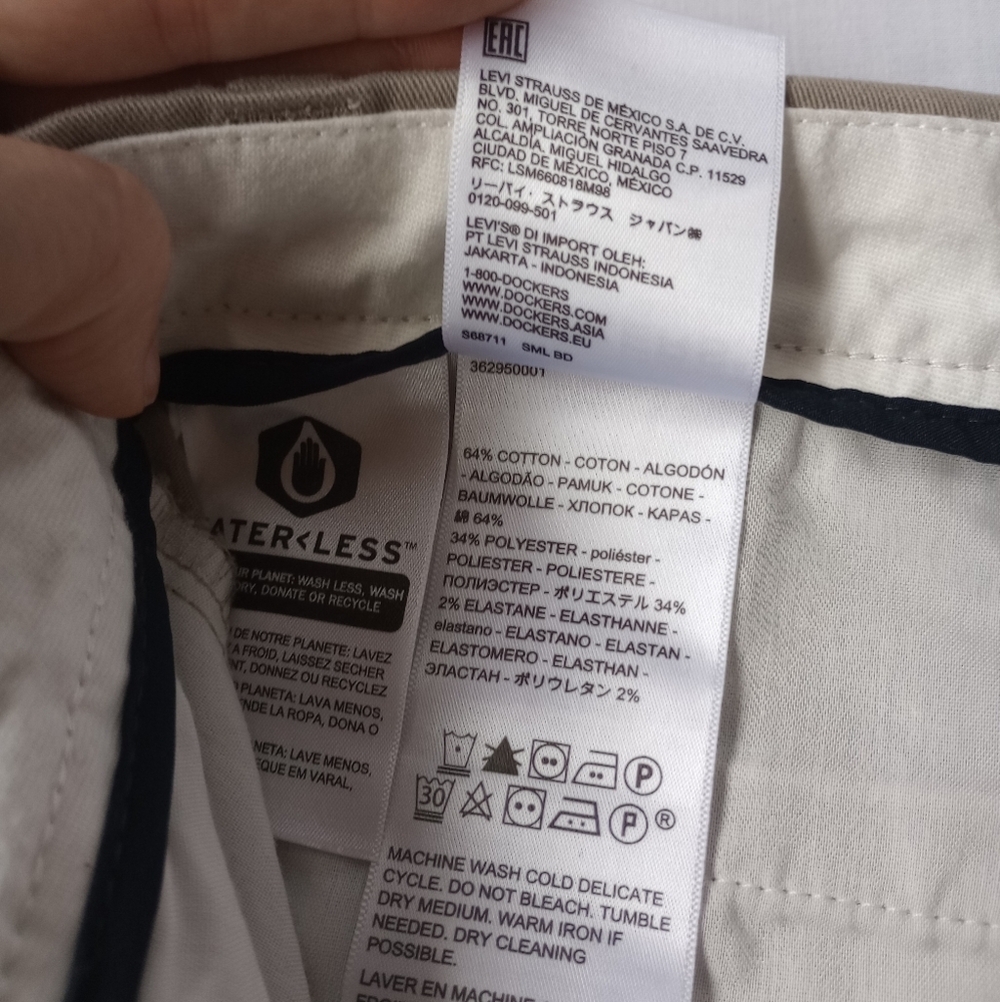Dockers▪️32x34 Slim Fit Khaki Pants - Picture 6 of 7
